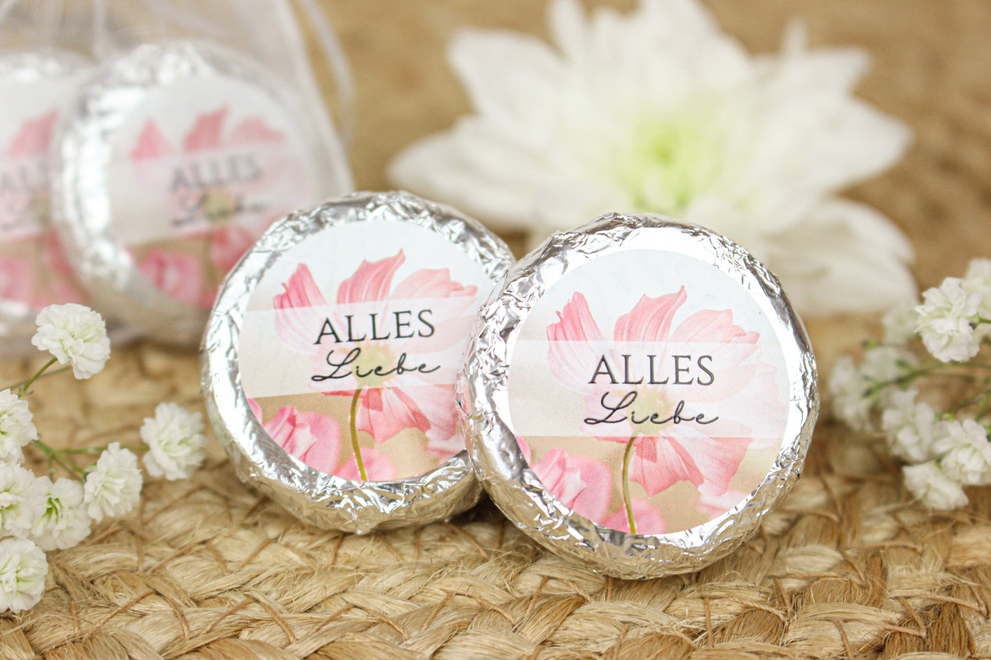 Organzasäckchen "Alles Liebe"