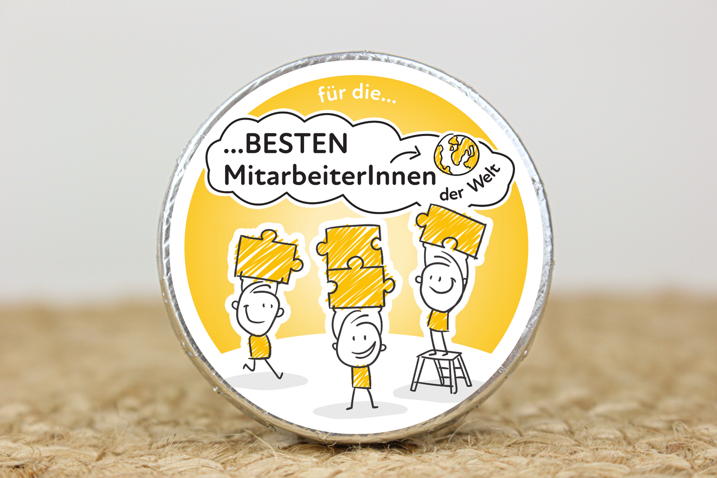 Schokotaler "Strichmännchen"