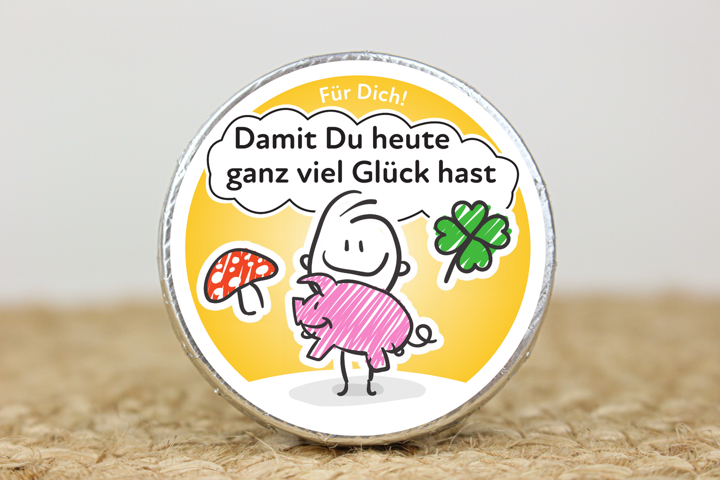 Schokotaler "Strichmännchen"