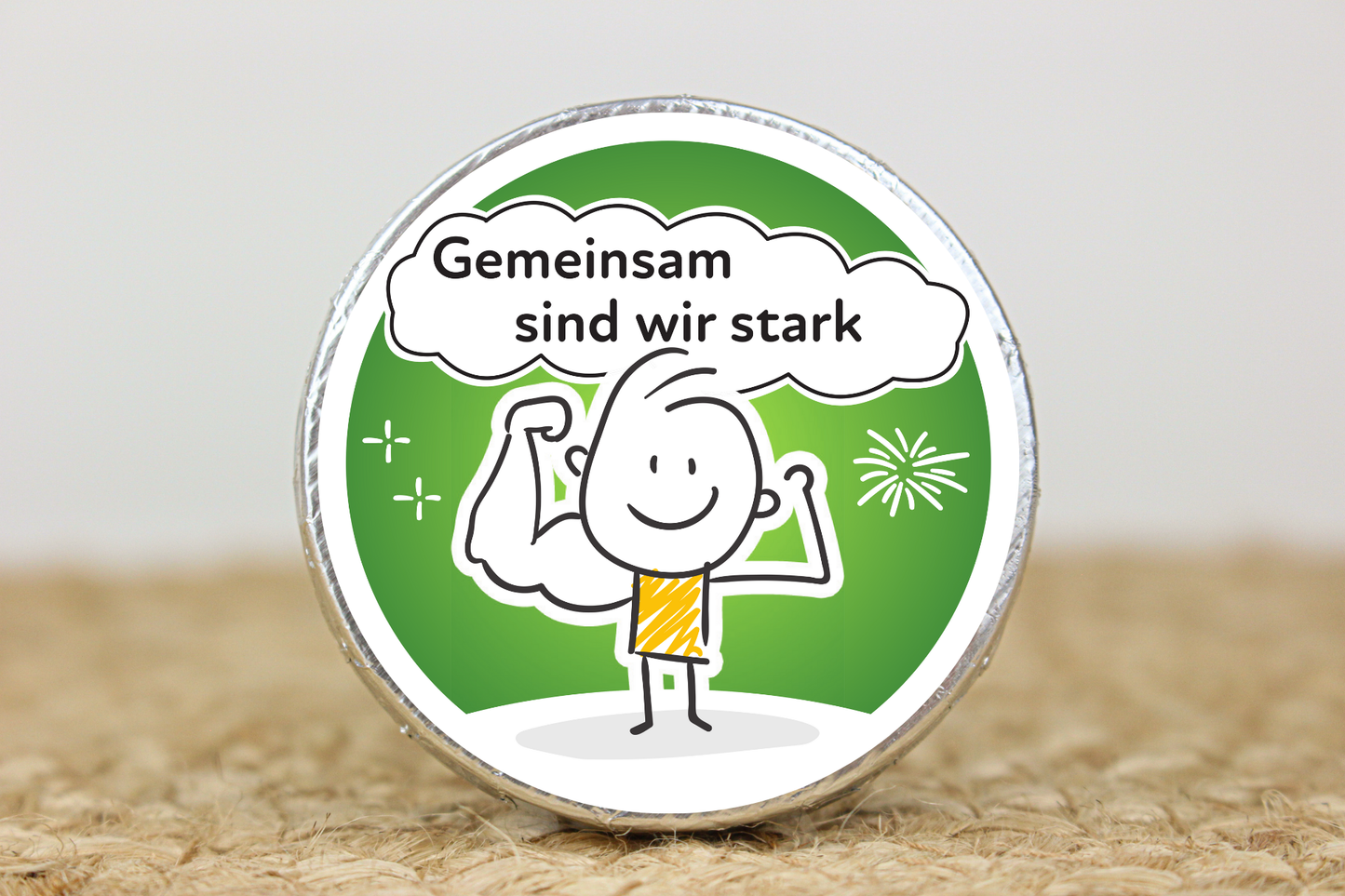 Schokotaler "Strichmännchen"