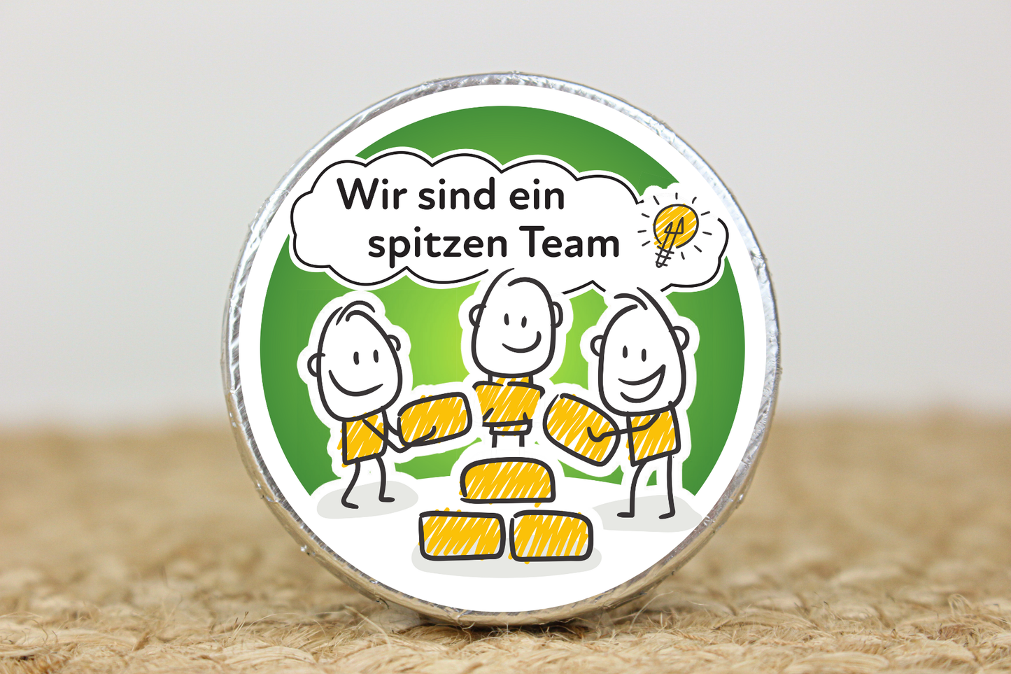 Schokotaler "Strichmännchen"