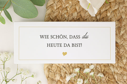 Schokotafel "Gastgeschenk"
