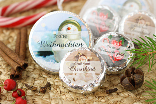 Organzasäckchen "Frohe Weihnachten"