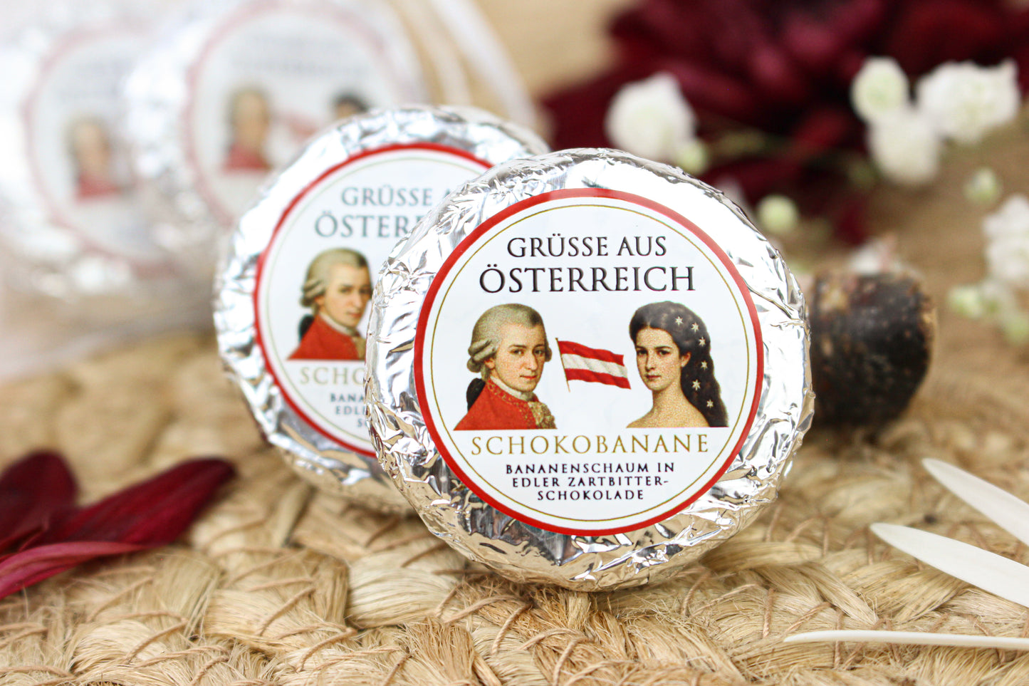 Organzasäckchen klein "Grüsse aus Österreich"