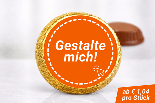 Personalisierter Waffeltaler (Gold)