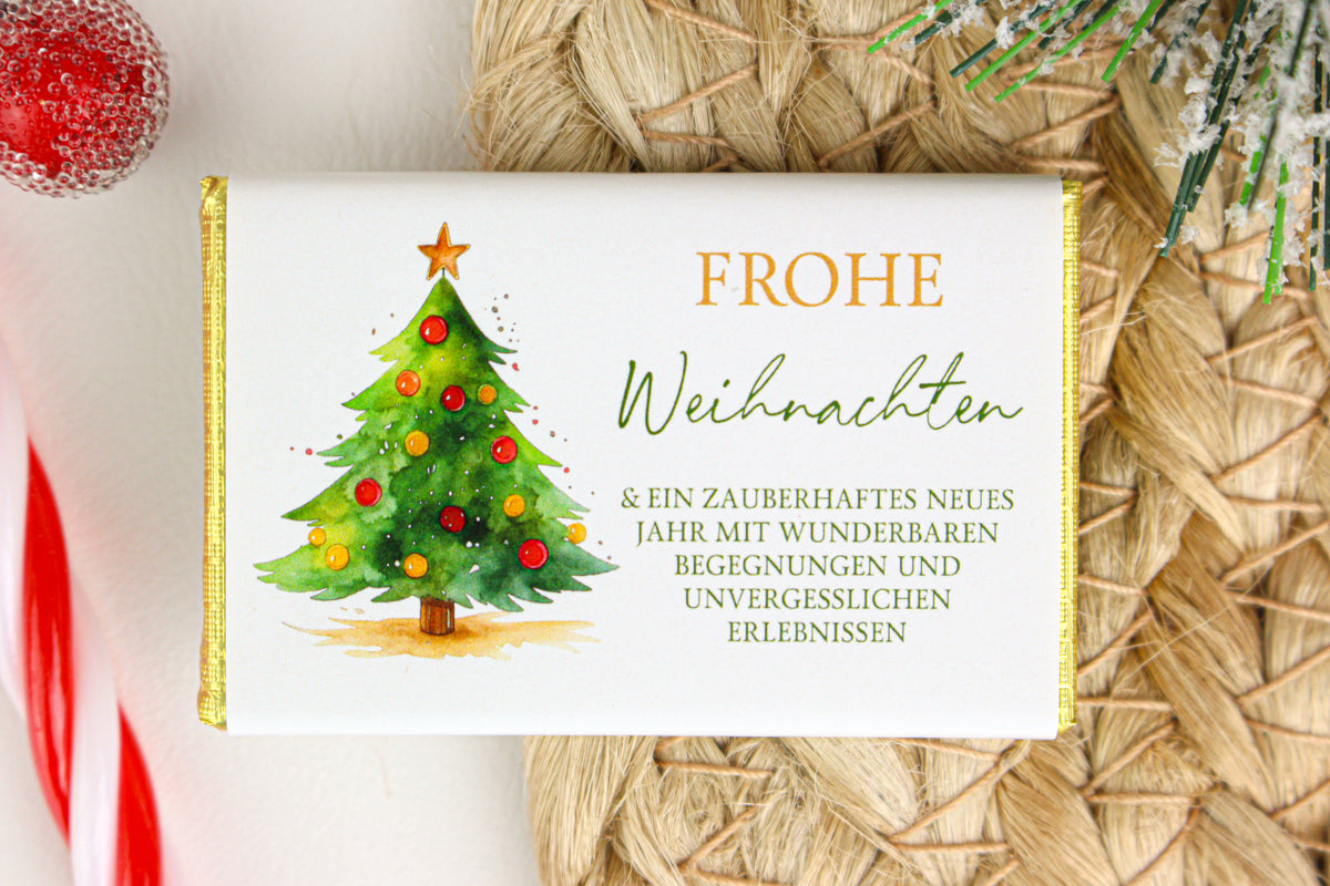 Schokotäfelchen "Weihnachten"