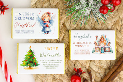 Schokotäfelchen "Weihnachten"