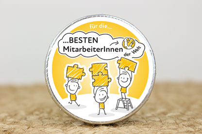 Schokotaler "Strichmännchen"