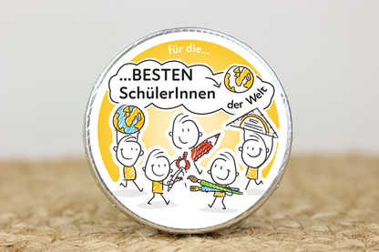 Schokotaler "Strichmännchen"
