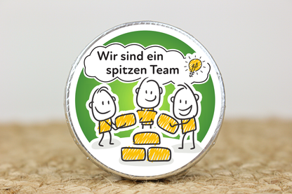Schokotaler "Strichmännchen"