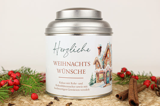 Trinkschokolade "Herzliche Weihnachtswünsche"