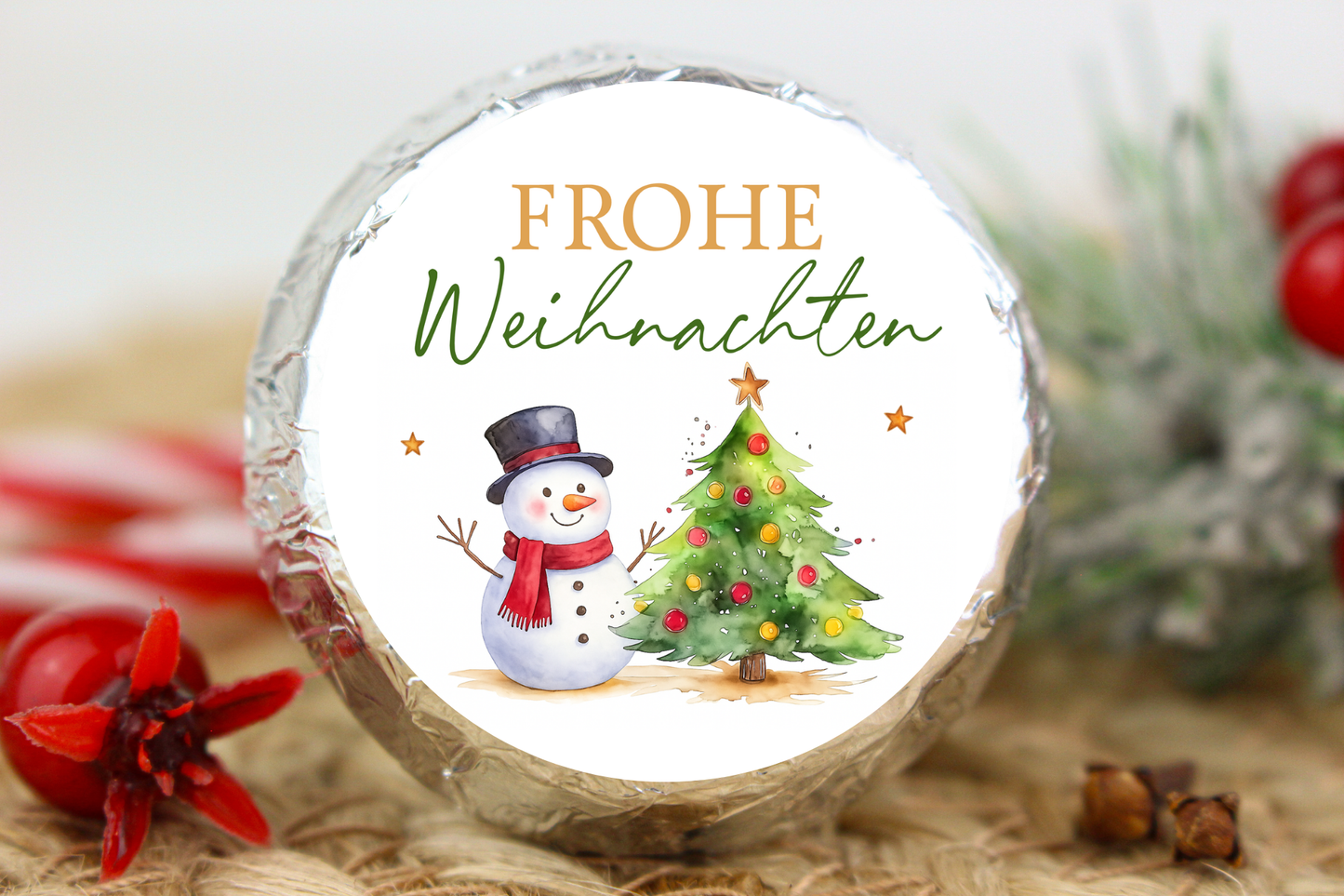Waffeltaler "Weihnachten"