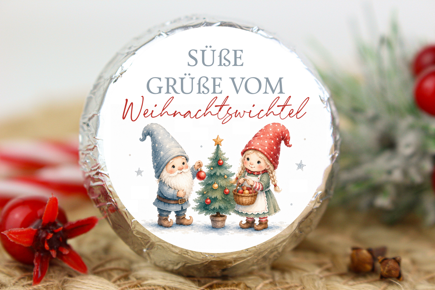 Waffeltaler "Weihnachten"